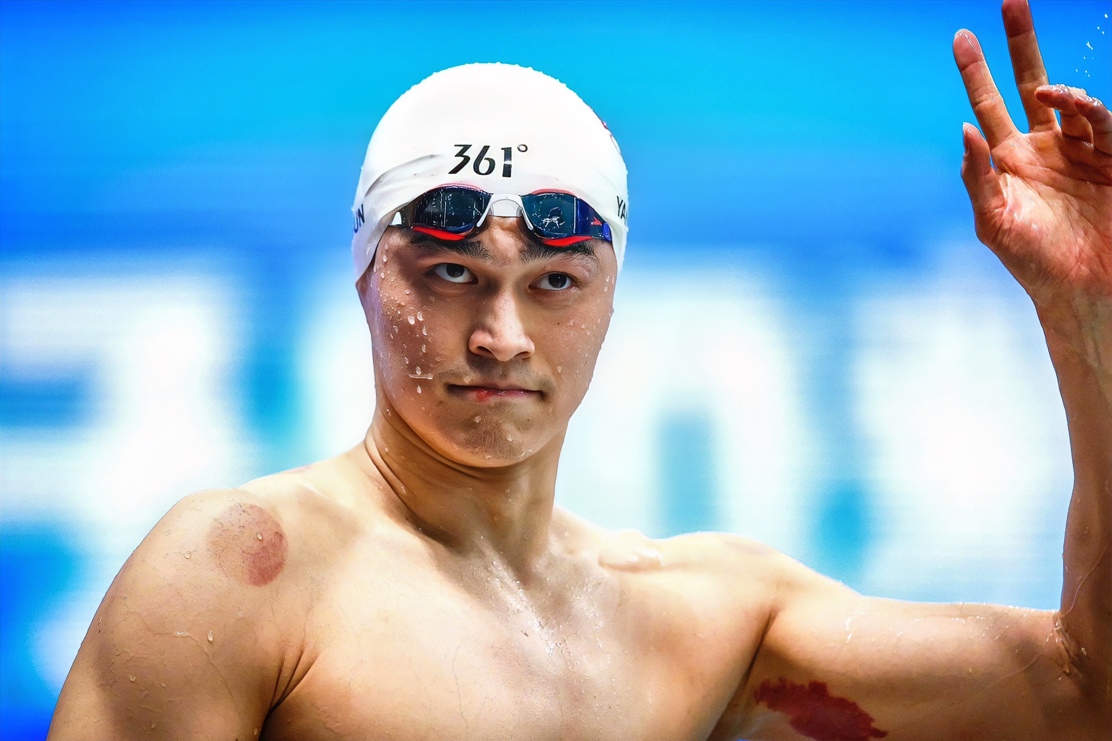 游泳选手以细水长流夺得冠军